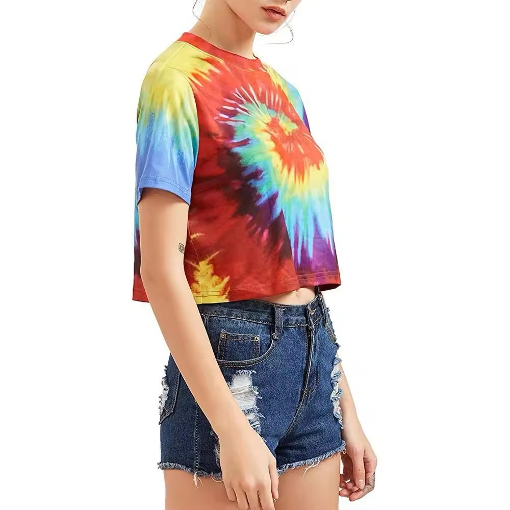 High-Quality Eco-Friendly Cotton Casual Short Sleeve Women's-Shirt