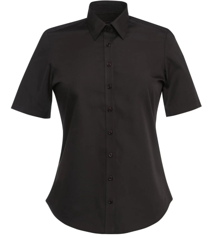 Hotel Waitress Work Uniform Short Sleeved Women's Shirt Business Suit Office Formal Attire With Bottom Shirt from Bangladesh