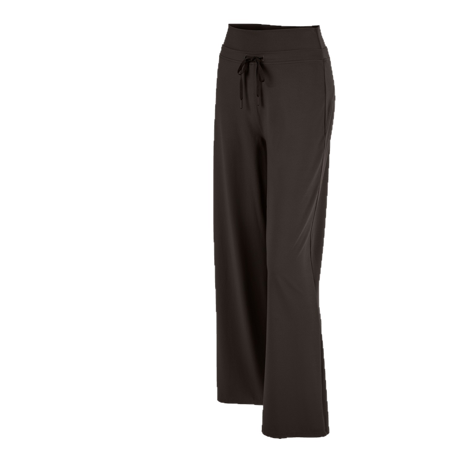 Women's Spring/Summer Four Seasons Edition Solid Color Drapey Wide-leg Casual High-waisted Sport Straight-leg Fitness Yoga