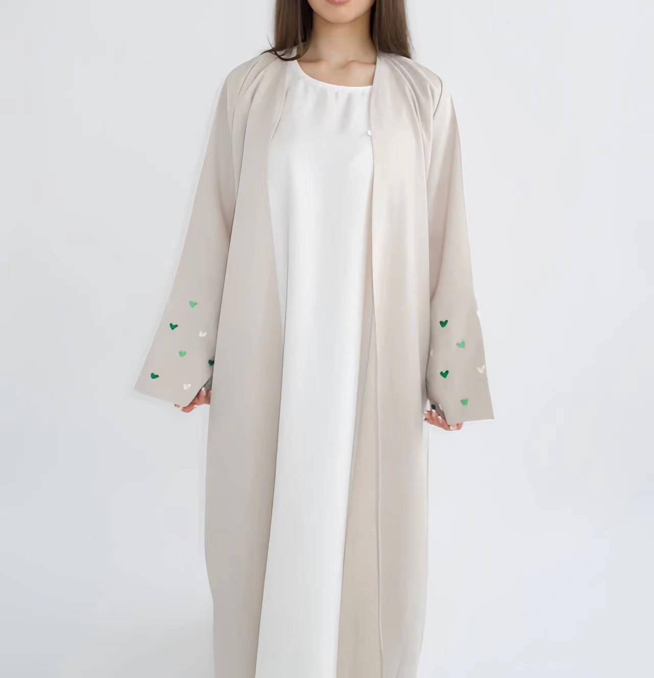 Wholesale Women Frocks Modest Muslim Colorful Embroidery Abaya for Women Modest Fashion