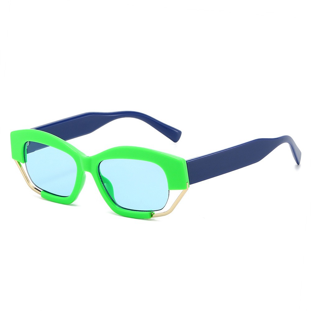 Irregular Cat Eye Sunglasses Women Hollow Out Frame Retro Punk Shades UV400 Trendy Streetwear Ladies Fashion Sun Glasses