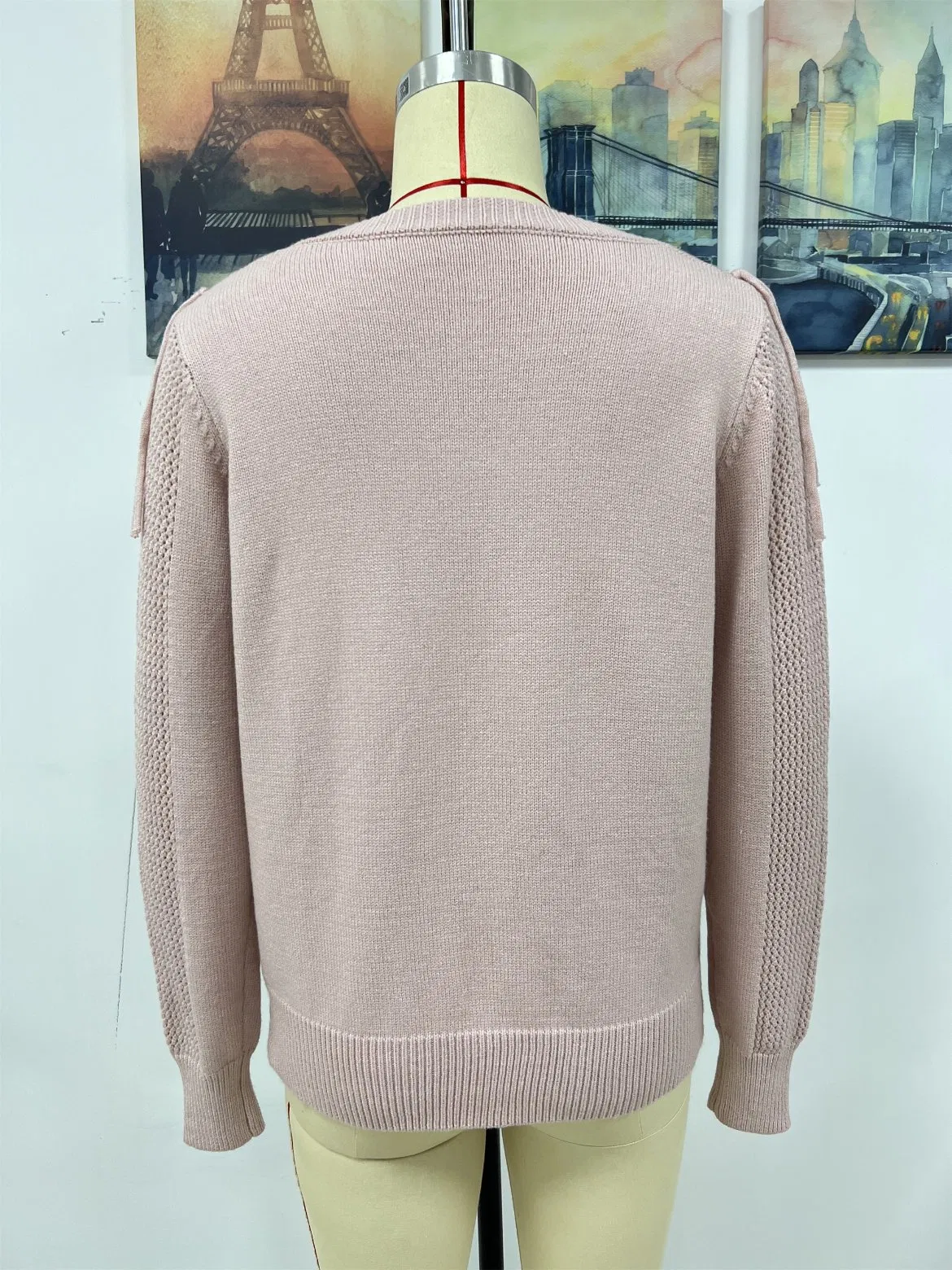 Winter Woman Knitwear Clothing Loose Solid Color Knitwear Fashion Tassel Fringe Women Sweater Pullover