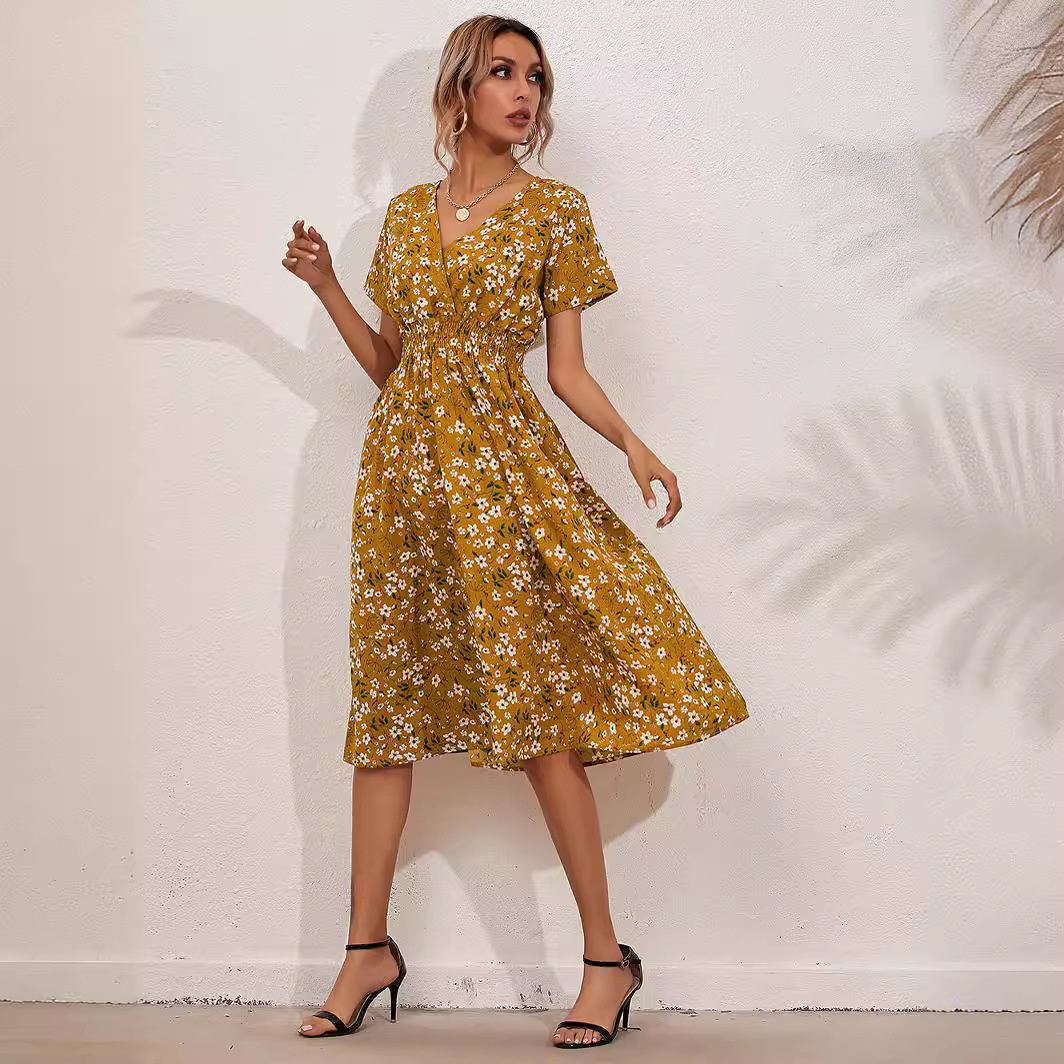 Hot Sale New Cheap High Fashion Modest Women's Clothing Going Out Dresses Fabric High Quality for Spring Summer