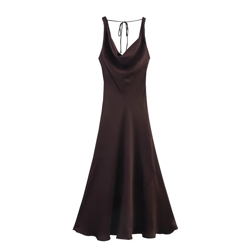 Elegant Women's Slip Dress Showcase