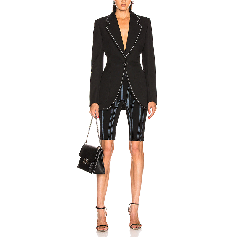 Elegant Business Blazer Dress View 4