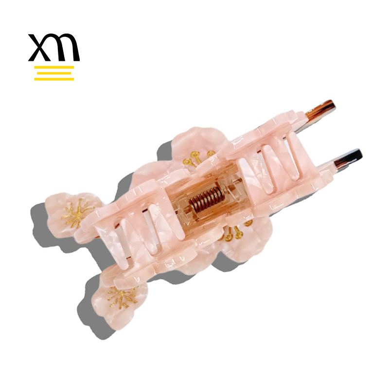 Aesthetic New Style Cherry Blossom Claw Clip For Women High Quality Acetate Flower Sakura Hair Clips En Gros Pince Cheveux Fleur
