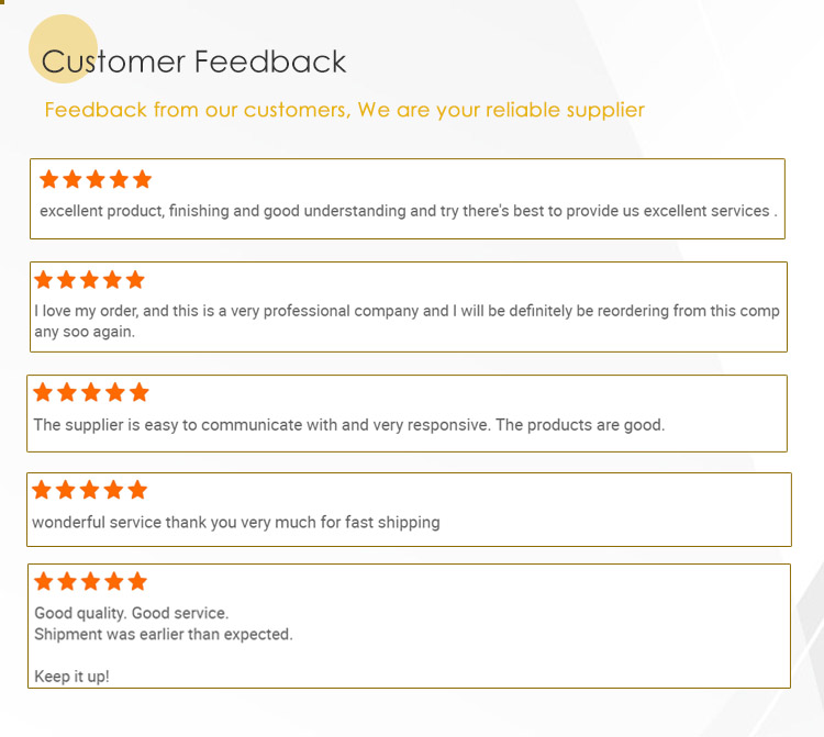 Customized Service 5