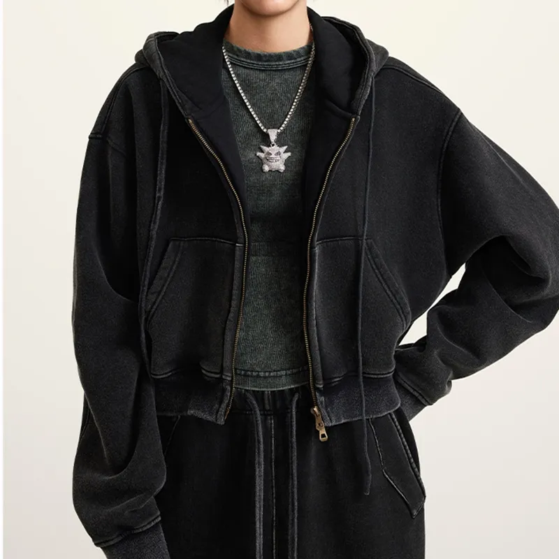 Cardigan Hoodie Detail