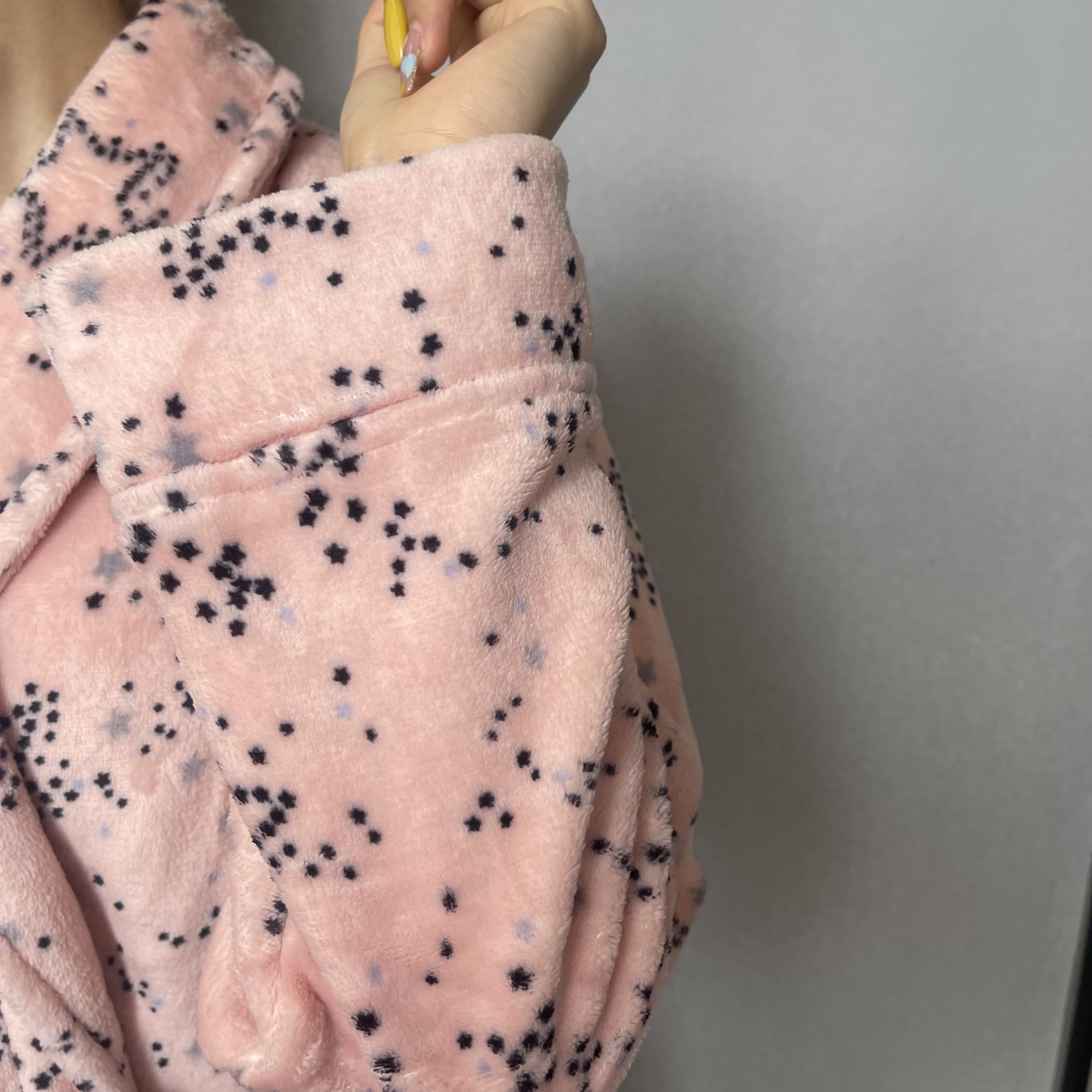 Bathrobe Women 100% Polyester Sleepwear Nighty Pajamas Coral Fleece Sleepwear