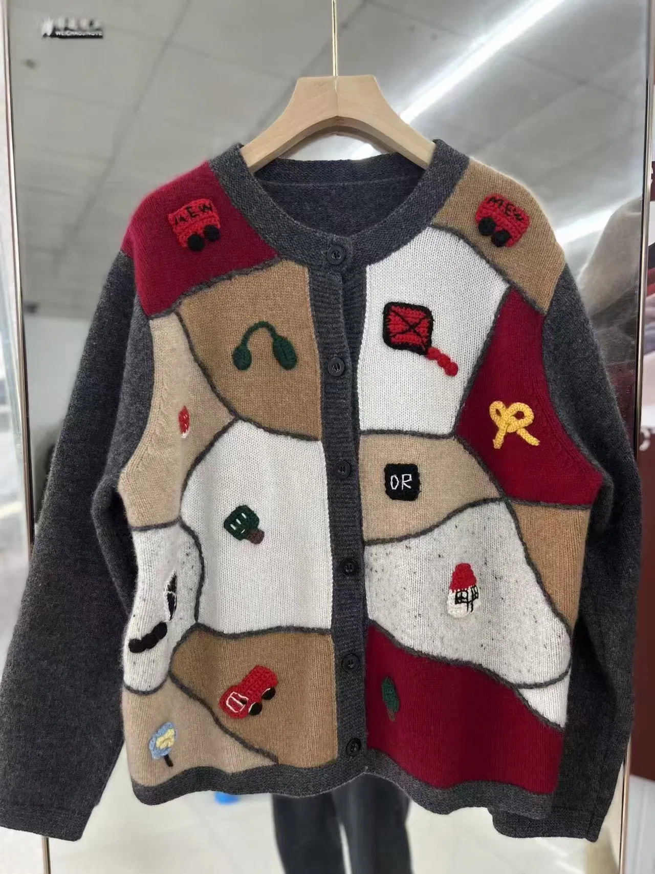 China Wholesale Fashion Cardigan Sweater Knitwear Sweater for Women