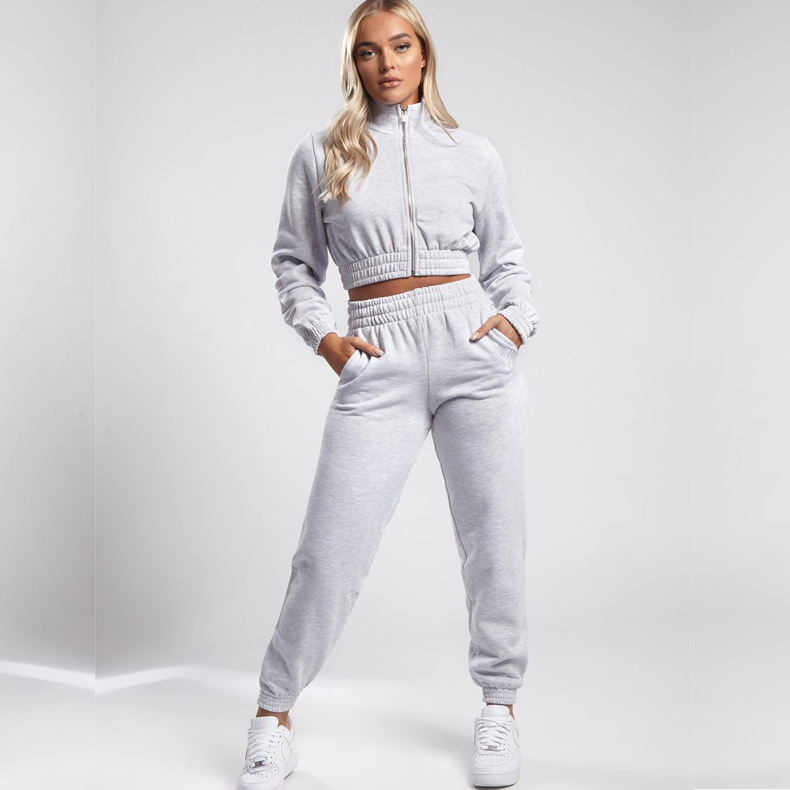 Fashionable Street Wear Women Training Clothes Hoodie Jacket