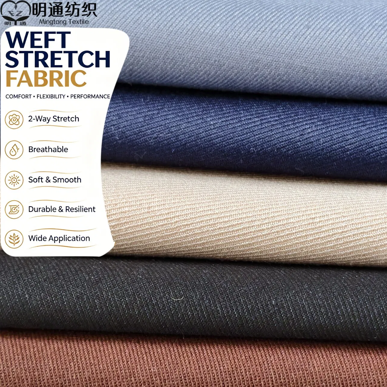 Classic Weft Supple Orderly T63r34 Sp3 Fabric for Bespoke Formal Wear