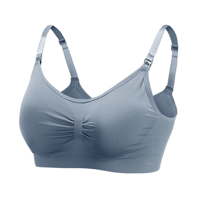 Front Buckle Maternity Nursing Bra No Underwire Leakage Breastfeeding Adjustment Type Anti-sagging Mommy Underwear Women's Wear