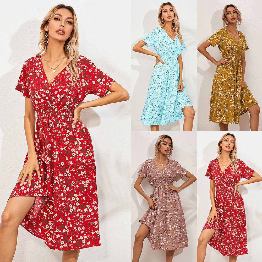 Hot Sale New Cheap High Fashion Modest Women's Clothing Going Out Dresses Fabric High Quality for Spring Summer