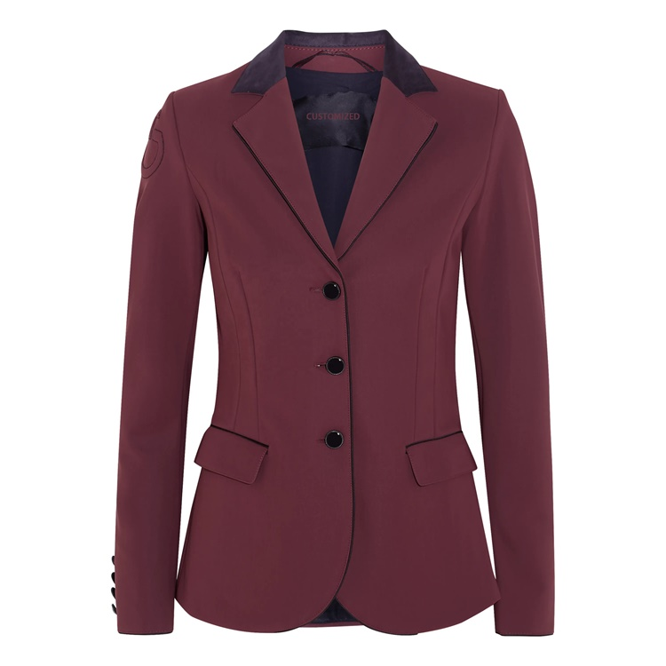 Custom High Quality Women Business Suits Jacket With Pocket Lady Suit Jackets
