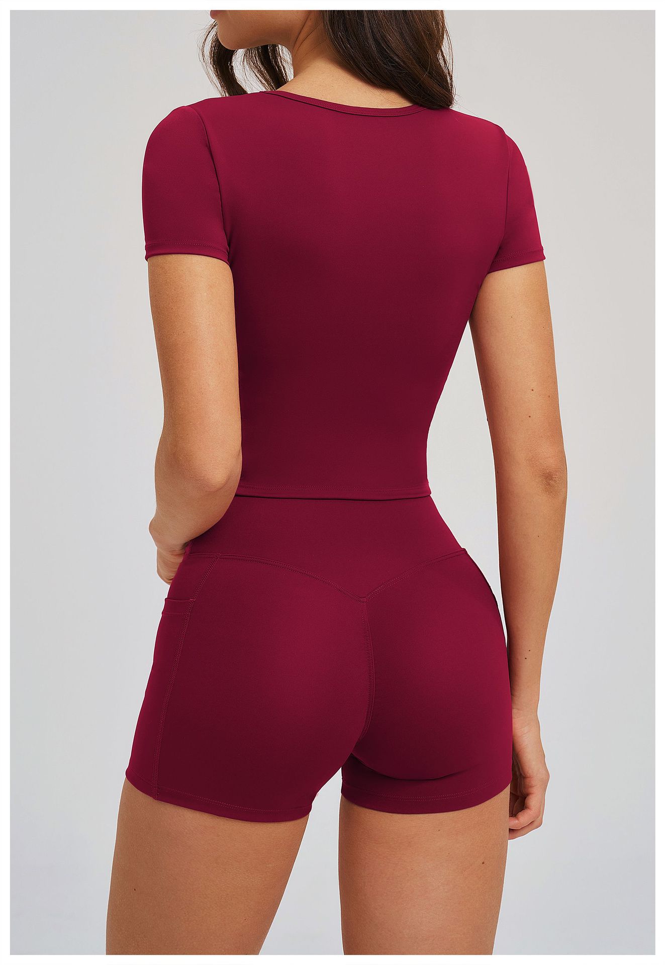 Customization Tennis Wear 5 Piece Active Wear Set Women Gym Workout Seamless Yoga Sets Gym Fitness Sets for Women