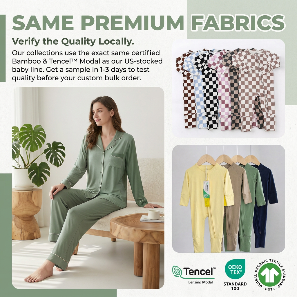 OEM Bamboo Fiber Sleepwear Set Soft Cooling Pajamas Women Loungewear Summer Pajamas Set