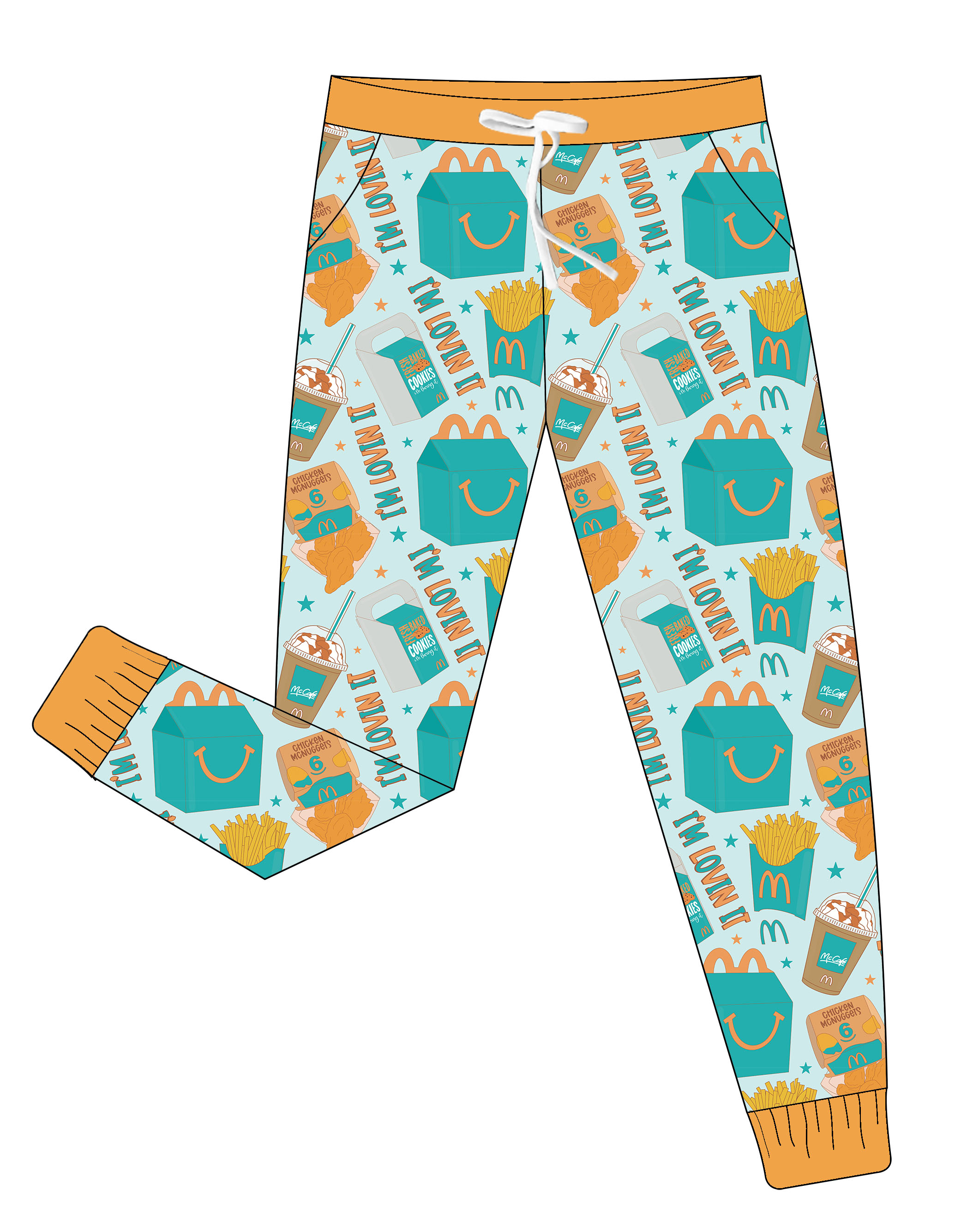 RTS Adult Mom Women's Bamboo Jogger Breathable Mid-Waist Pocket Pants Paired with Western Printed High Elasticity ODM Supply