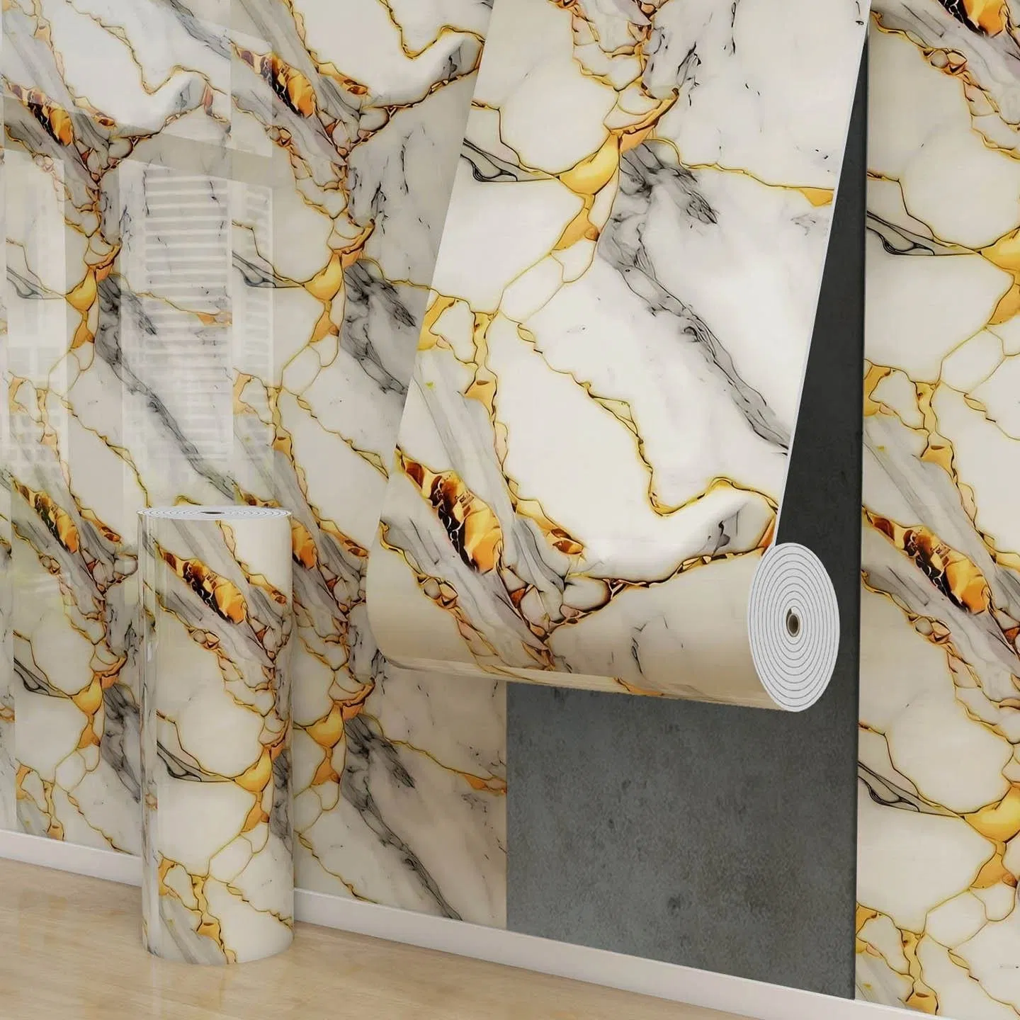Luxury Retro Gilded Metal Texture Waterproof &amp; Fashion Forward.