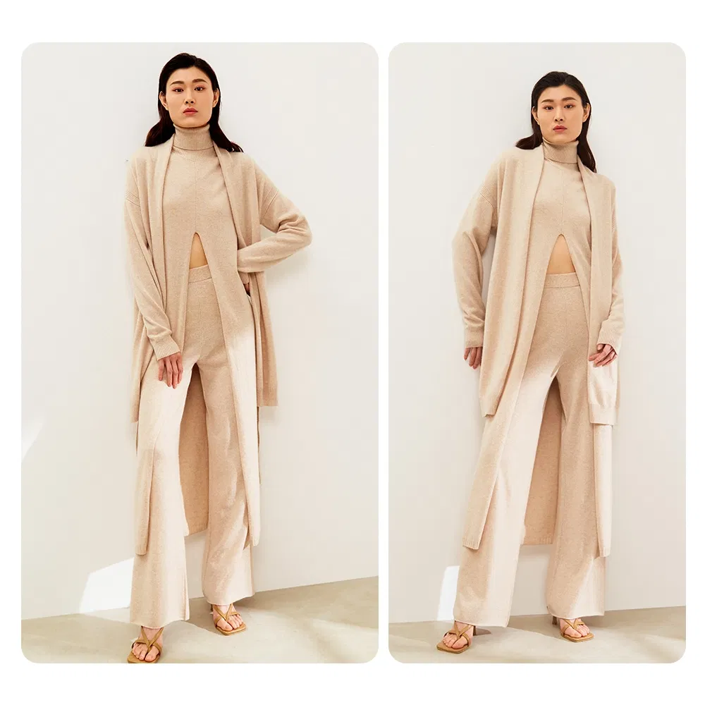Women Knitwear Winter Causal Long Knit Sweater