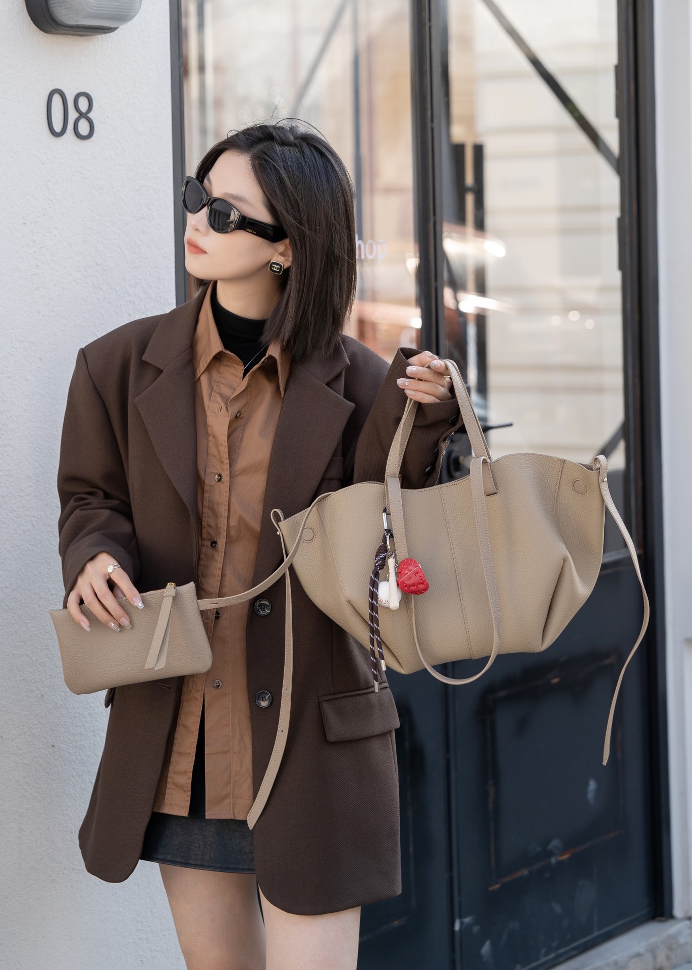 Green Leather Handbag View