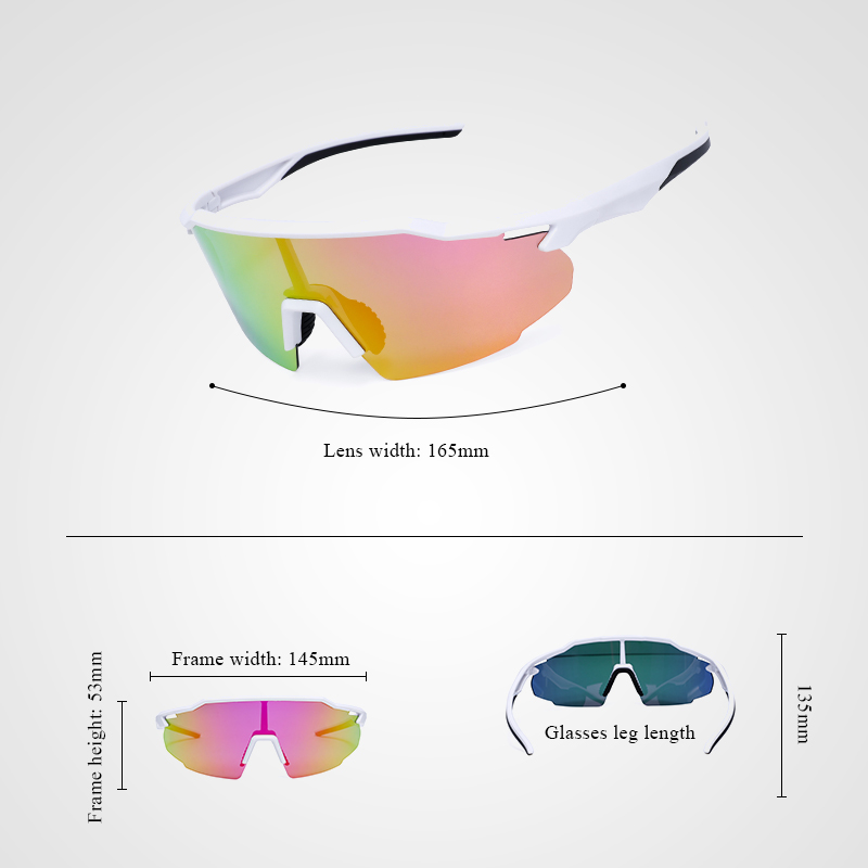 Women Running Sports Sunglasses HB-521 PC Lens PC Frame Polarized Pickleball UV Protection Customizable Options Available
