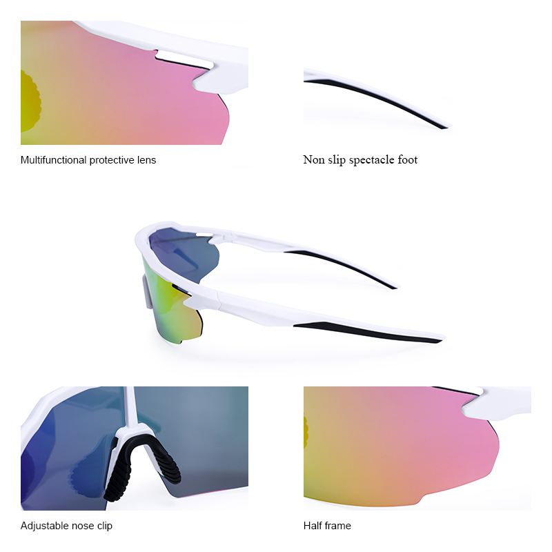 Women Running Sports Sunglasses HB-521 PC Lens PC Frame Polarized Pickleball UV Protection Customizable Options Available