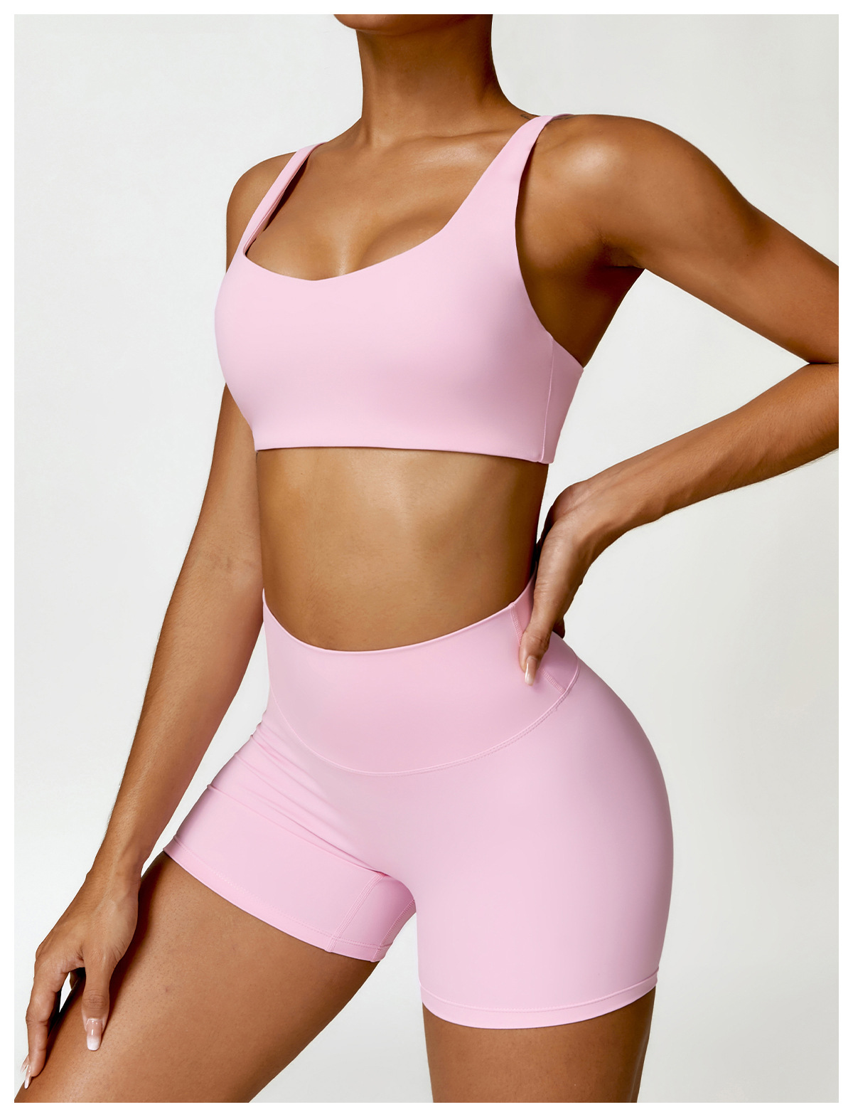 Wholesale High Quality 4 Piece Women Yoga Set Gym Sportswear Fitness Workout Running Jogging Sports Wear Clothes