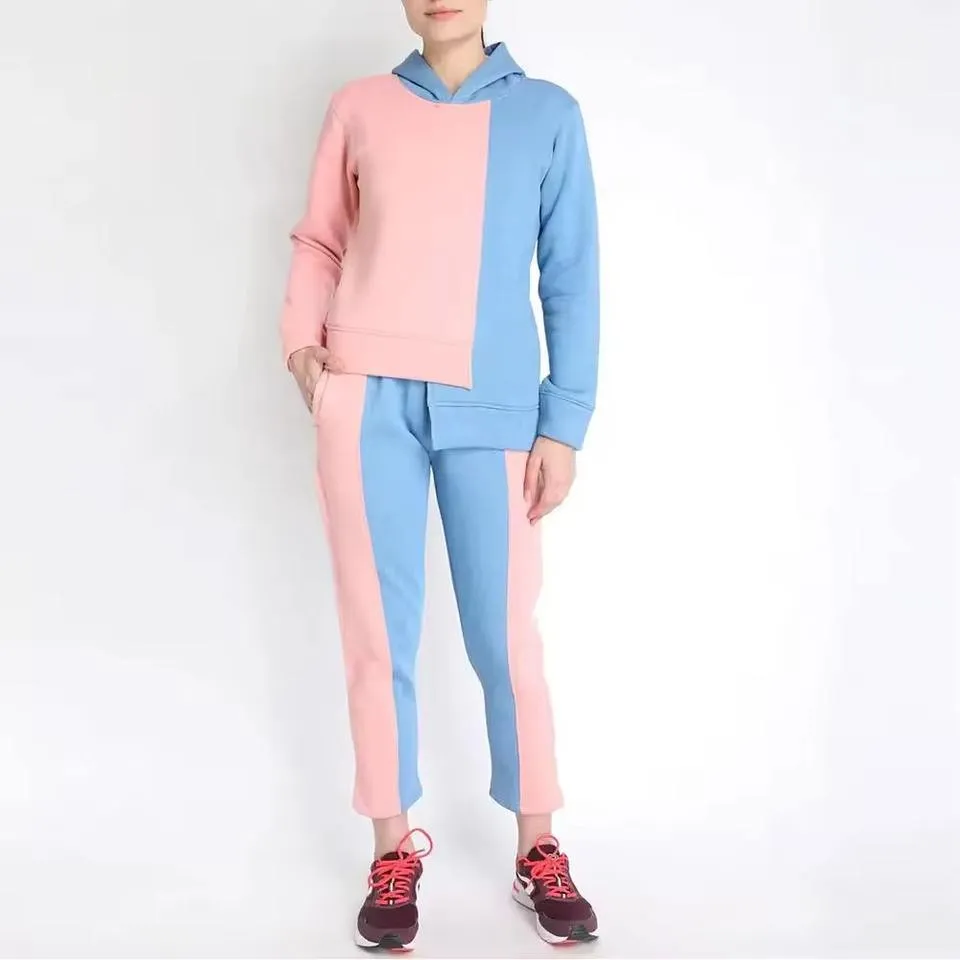 Women Tracksuit Street Wear Cotton Women Tracksuit Solid Color