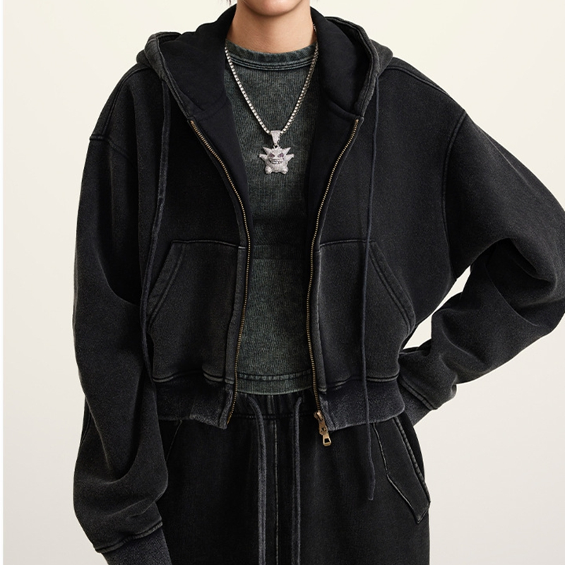 Unisex Lightweight Mesh Lined Open Front Cardigan Hoodie for Summer Evening Wear Cardigan Hoodie