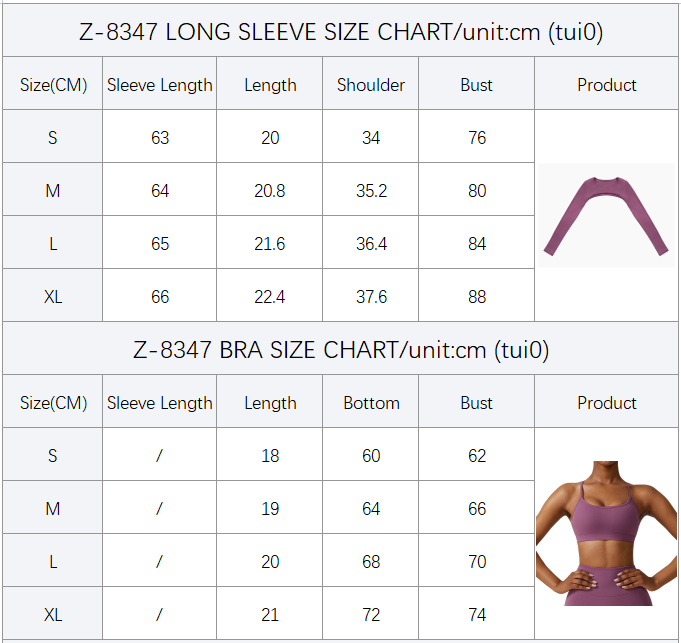 Size Chart 1