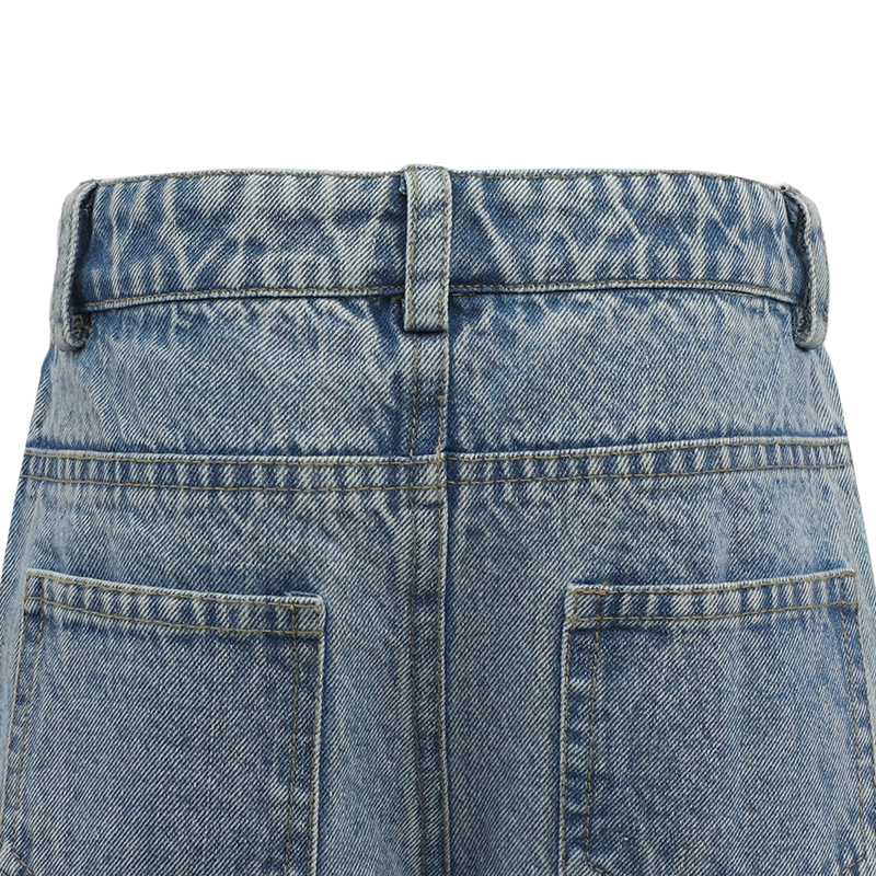 Women's Cotton Denim Shorts Acid Wash Distressed Design Raw Hem Y2K Vintage Style Baggy Fit Summer Casual Breathable Hot Shorts