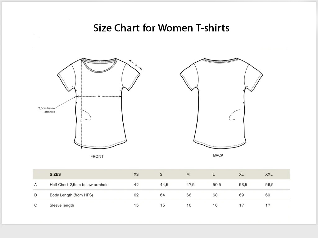 Women T-shirt Display