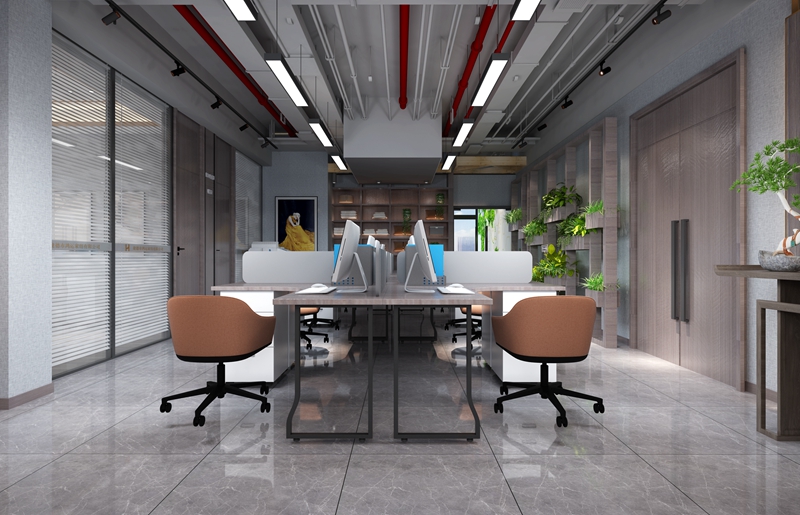 Company Team and showroom