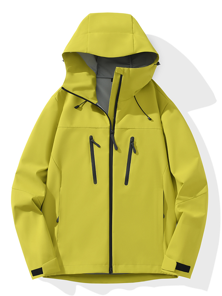 Outdoor Mountain Hooded Jacket for Women's Autumn Hiking and Mountaineering, Loose and Casual Top