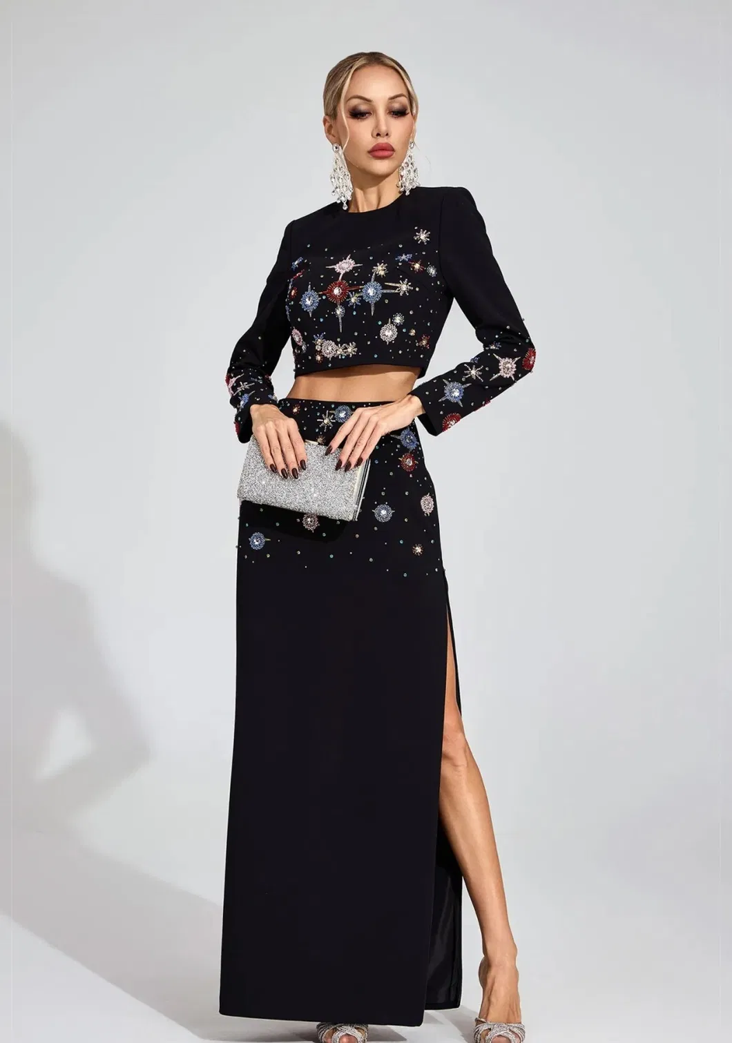 Premium Ready-to-Wear Collection: High Waist Sexy Fashion Dress with Split Dress for Woman Elegant Evening Party Dress