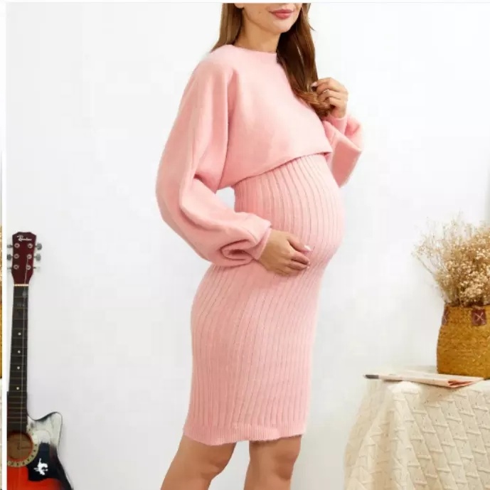New Breathable Women Apparel Cotton Clothing Maternity Apparel Dress Pregnant Maternity Wear