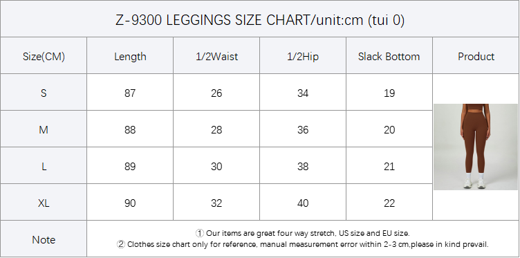 Size Chart 3