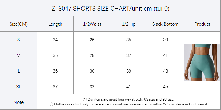 Size Chart 3