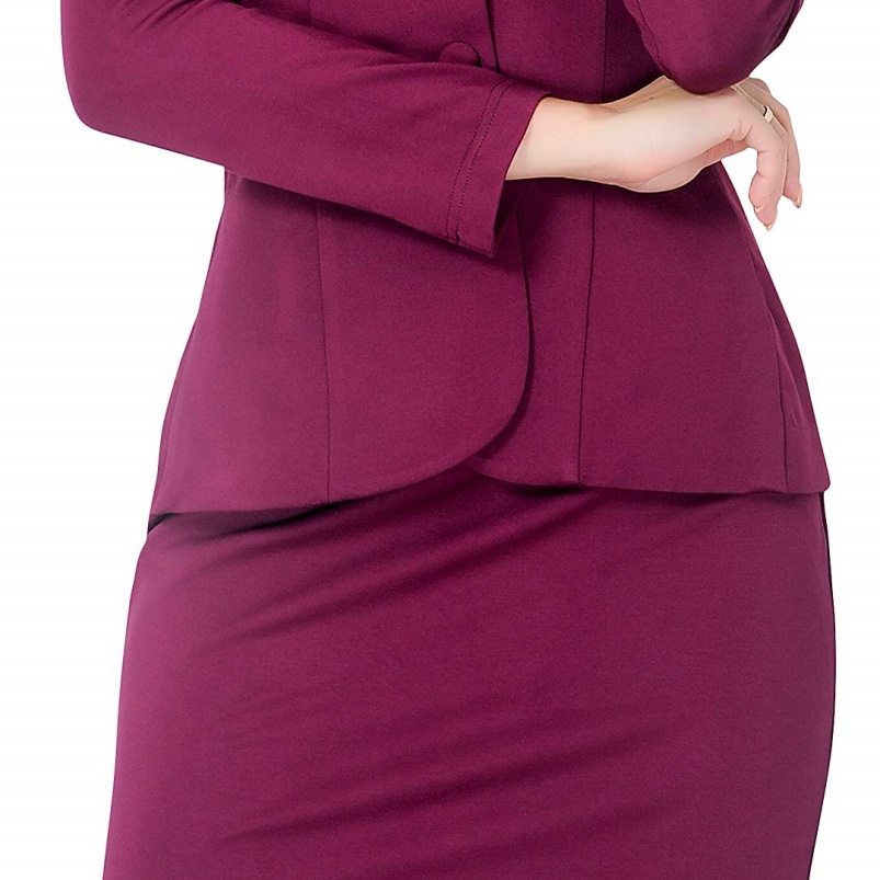Women's Formal Office Business Suit Set Short Skirt Jacket and Shirt for Work