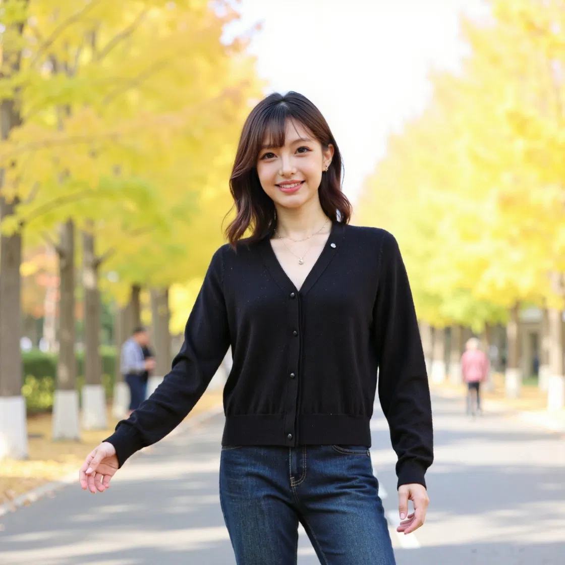 Women’ S V-Neck Wool Cardigan – Source Factory Knitwear with Customization Support