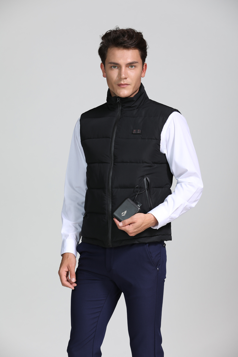 2022 Custom Dual Zone Control Wholesale Winter Womens Heated Clothing Sleeveless Coat