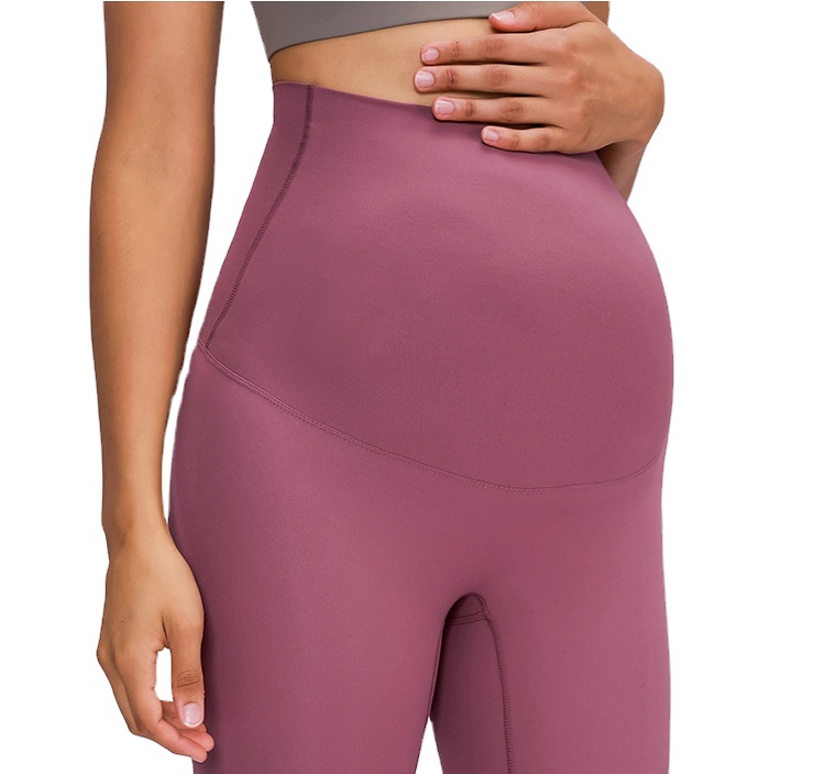 Custom Logo Active Wear Women's Super Soft High Waist Leggings Cotton Yoga Pregnancy Maternity Leggings For Women's