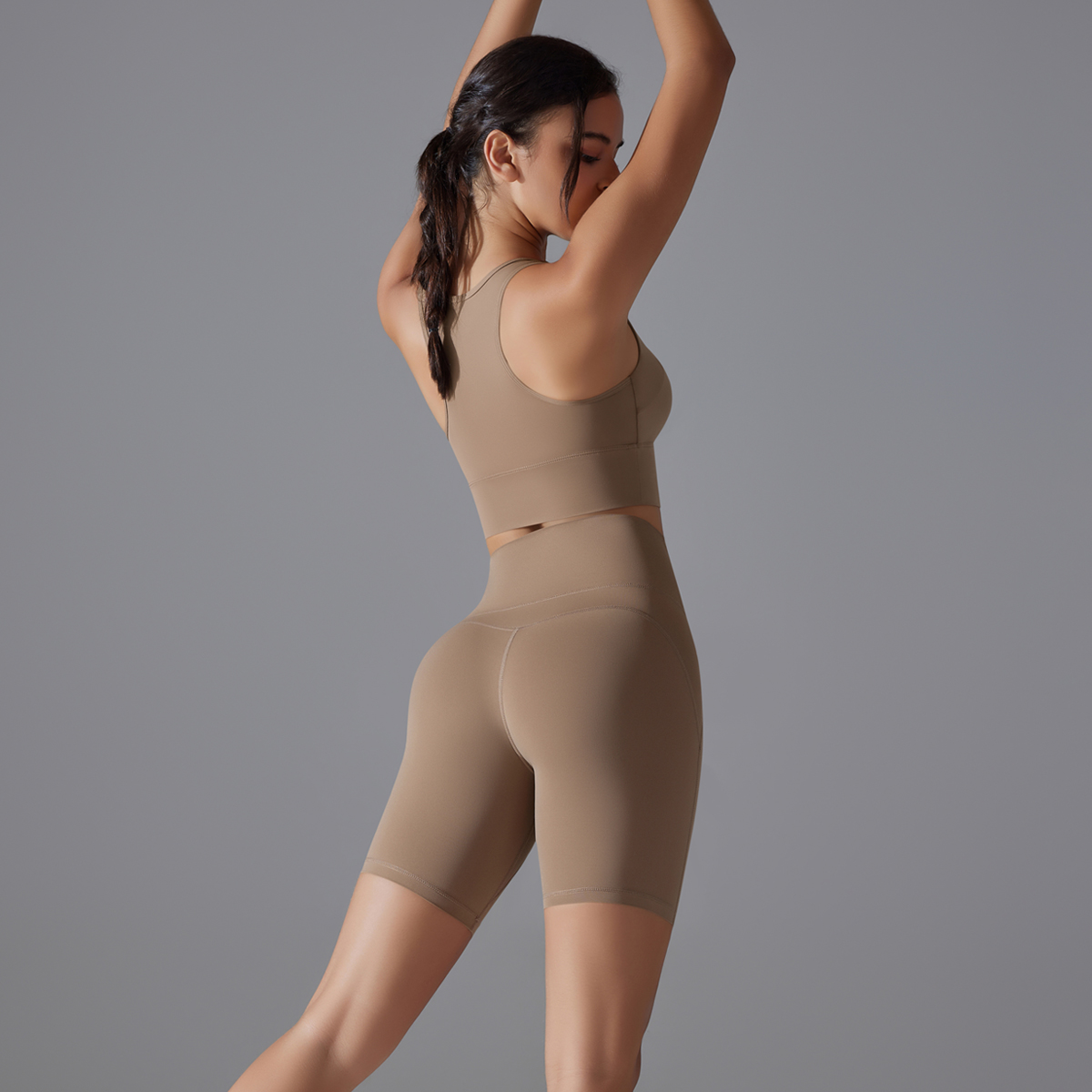 HUIHE Custom Logo Gym Fitness Yoga Clothing Activewear Sets Women Sportswear Butt Lift Workout Clothes for Women