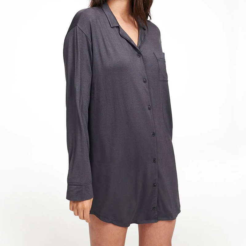 Wholesale Custom Made Women Sleepwear Pajamas Shirt Nightgown Women's Loose and Comfortable Maternity Wear