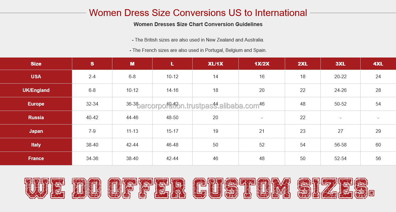 Size Chart 2
