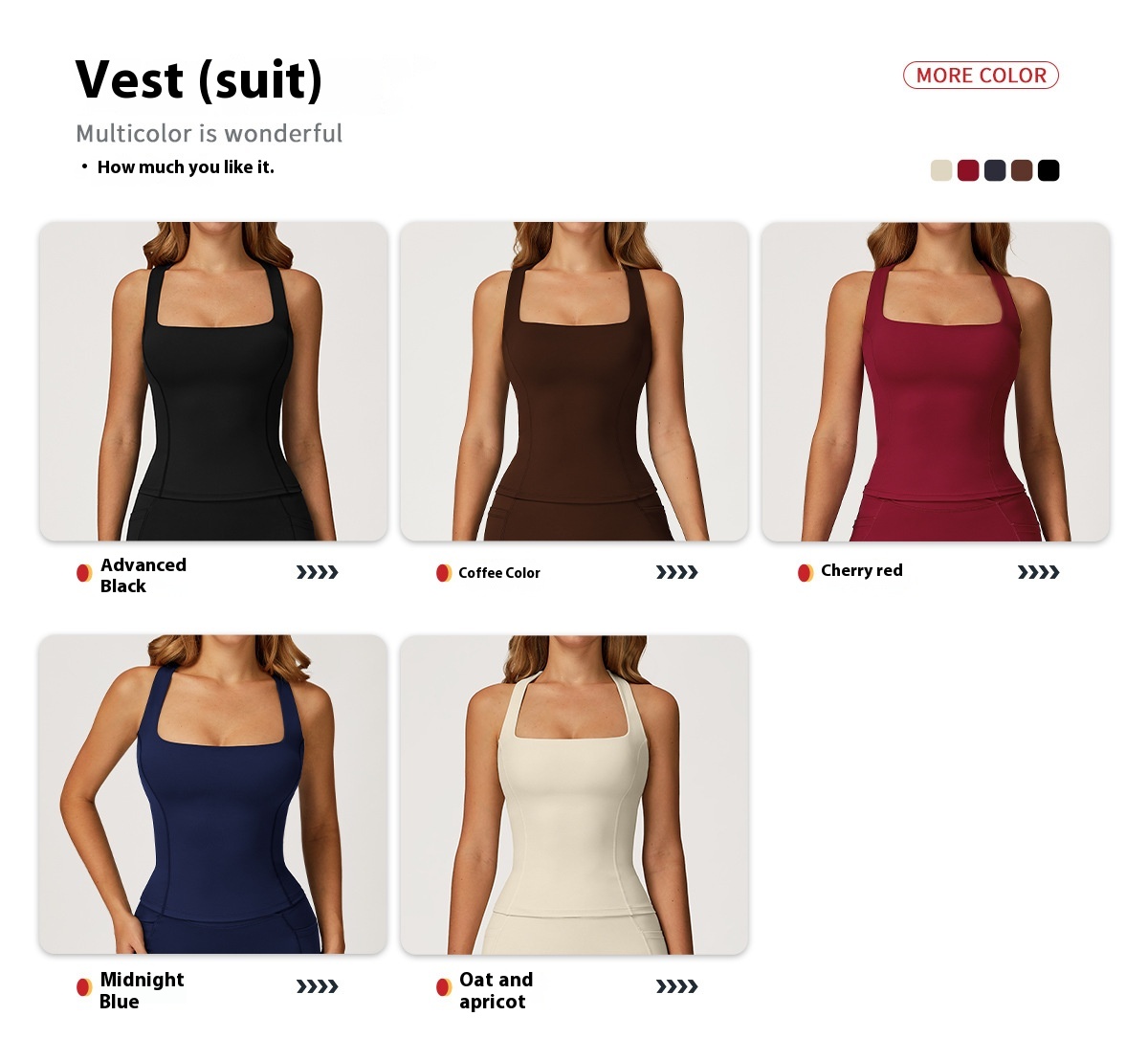 Women's Breathable Sports Yoga Set Barely-There Racerback Tight Solid Pattern Outdoor Running Fitness Wear Front Logo