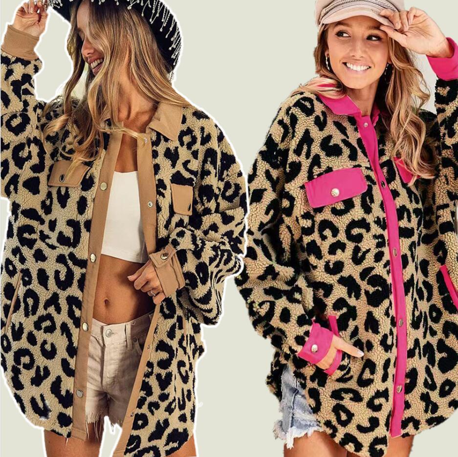 New Jackets for Women 2023 Fashion Style Designer Luxury Sale Leopard Coats Winterwear Casual Female Outerwear Chic Tops Clothin