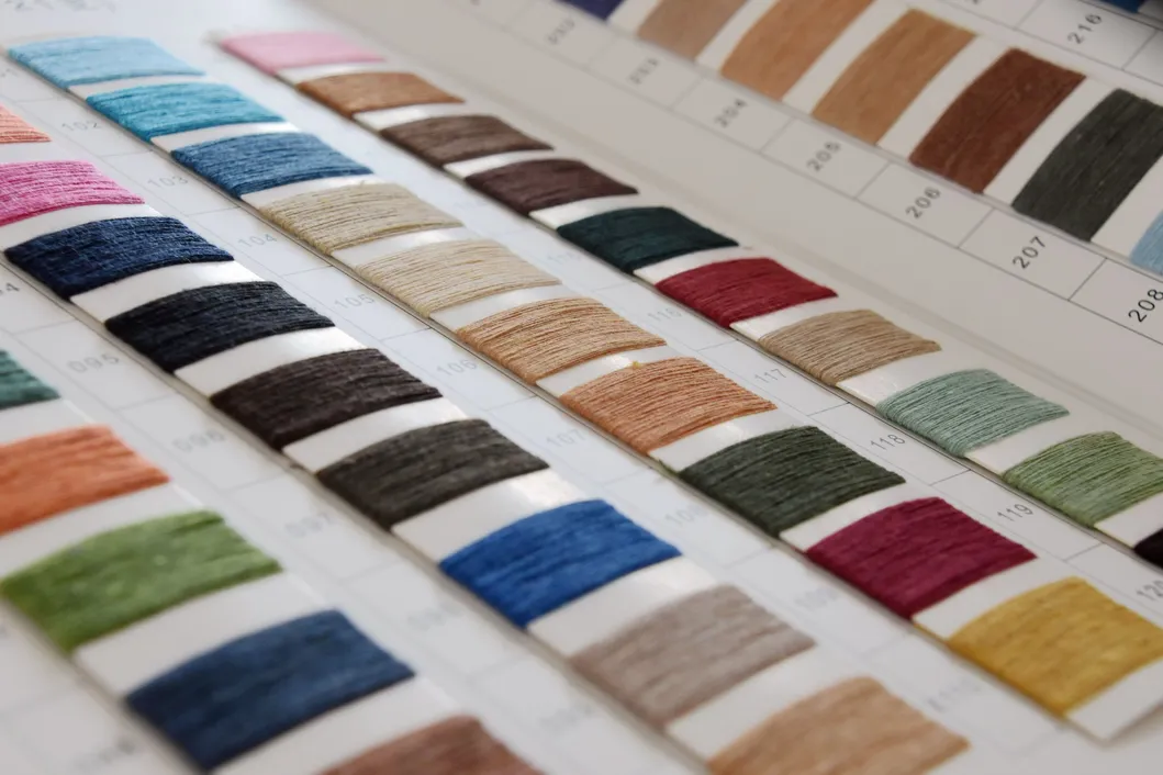 Yarn production range and colors