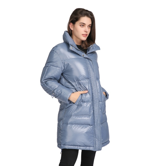 2021 Custom Fashion Casual Female Ladies Down Fill Bubble Long Plus Size Women's Jacket and Puffer Winter Coat for Women
